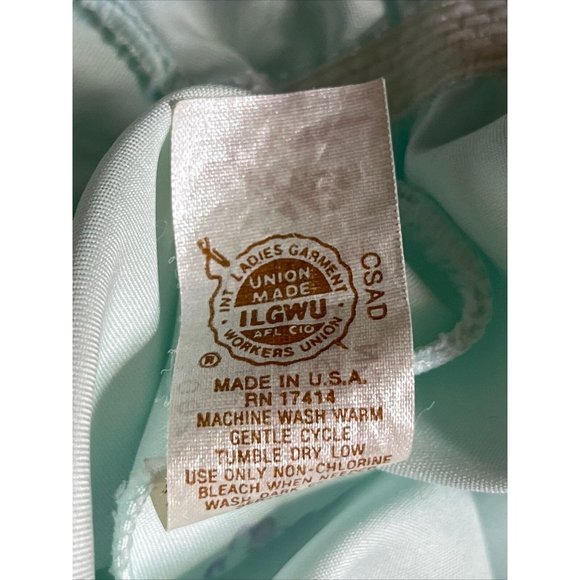 Vtg 80s 90s Miss Elaine Teddie Lingerie One Piece Deep V Neck Lace Teddy Sz M - Picture 12 of 12